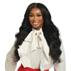 ANNA - Body Wave wig, Virgin Hair, HD Lace, 1B color