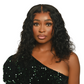 ESTELLE - Wavy wig, Human Hair, HD Lace, 1B color